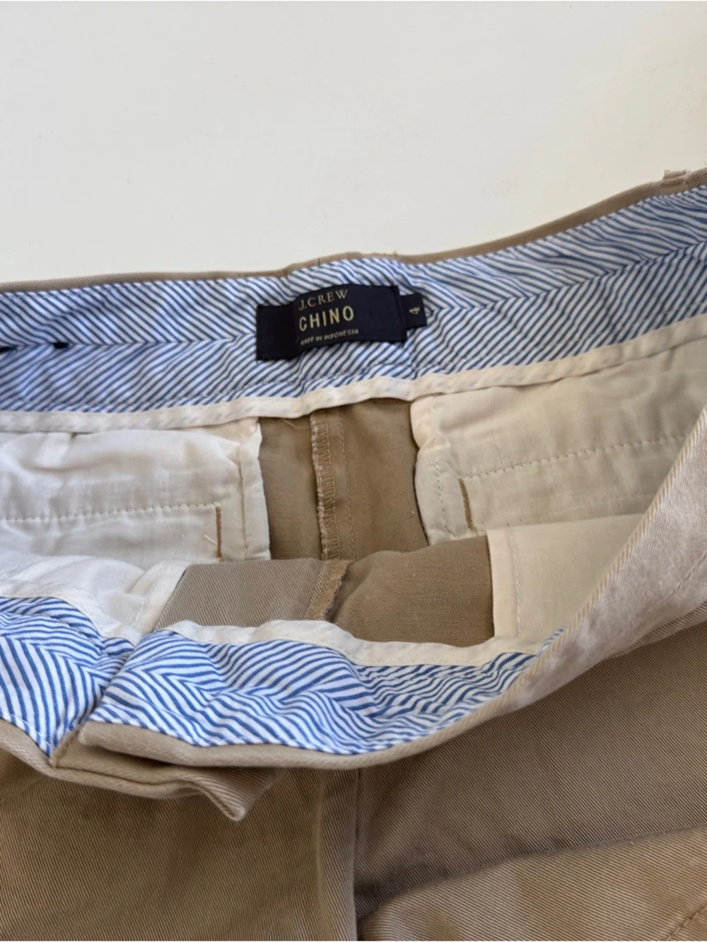 J. Crew Women's Cotton Chino Shorts in Khaki